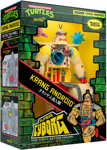 Super7 - Teenage Mutant Ninja Turtles - Super Cyborg - Krang Android (pleine couleur - Photo 6 sur 6