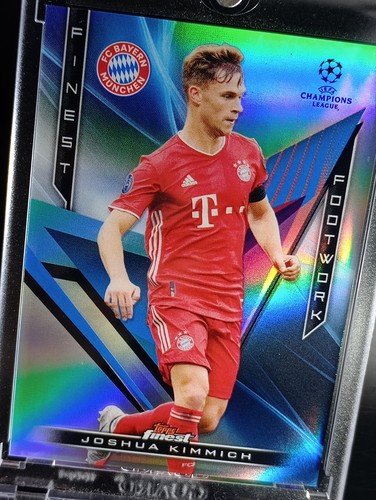 Joshua Kimmich 2020-21 TOPPS Soccer Finest Footwork Refractor SP Germany UEFA - Picture 2 of 2