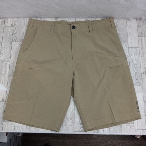 Eddie Bauer Travex Shorts Herren 36 Khaki Freizeit Chino Flexion Amphib Performance - Bild 2 von 15