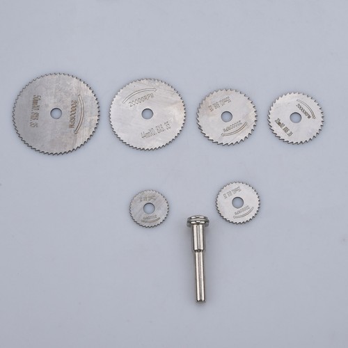 6Pcs Mini HSS Circular Saw Disc Blade Rotary Cutter For Metal Cut Tool Set E - Picture 8 of 10