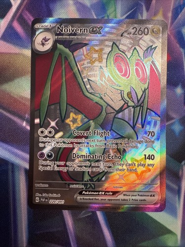 Noivern ex 220/091 Sv: Paldean Fates Holo - Picture 2 of 8