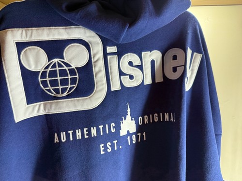 Walt Disney World Spirit Jersey Hoodie mit Reißverschluss - Navy aus Park neu mit Etikett - XXL - Bild 1 von 8