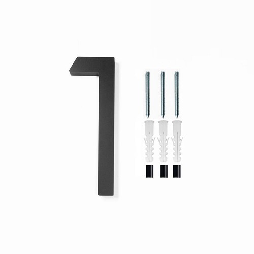Alphabet Floating House Number Letters Metal Modern Outdoor Address Garden Door - Picture 12 of 20
