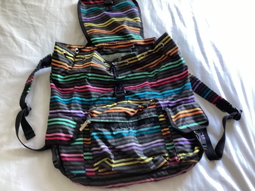le sportsac multicolor stripe voyager backpack - Bild 3 von 12