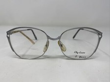 Oleg Cassini Japan OC 850 Silver 54-17-130 Metal Full Rim Eyeglasses Frame R273