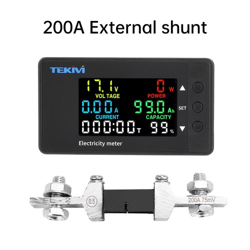 Digital DC Spannungsmessgerät Voltmeter Amperemeter bidirektionale Erkennung 20-300A - Bild 27 von 28