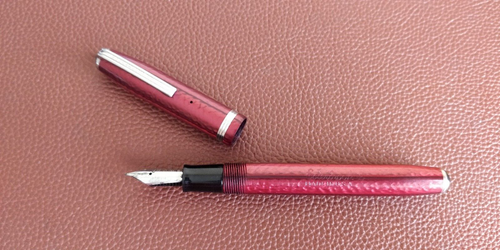 Superb!!  Esterbrook J Red Double Jewel Fountain Pen - 1555 Nib - Picture 3 of 17
