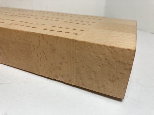 Wood Cribbage Board 3 Track 2 Deck Of Cards 12 Pins - Picture 12 of 12