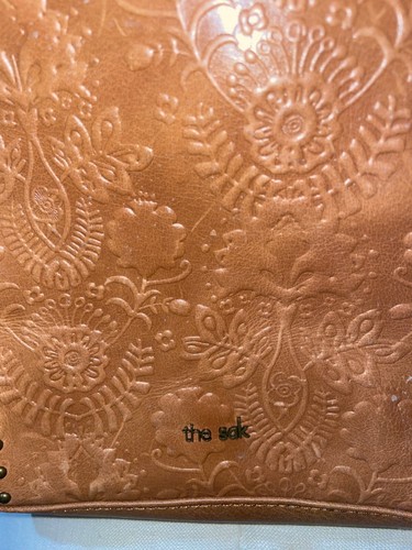 The Sak Loyola Genuine Leather Embossed Small Backpack - Picture 4 of 16