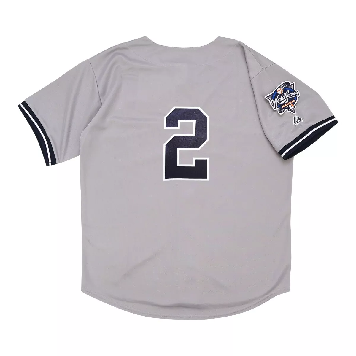 Derek Jeter 2000 New York Yankees World Series Road Jersey Men's (S-3XL)