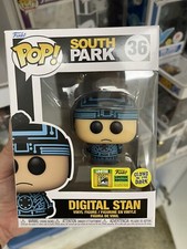 Funko Pop! South Park Digital Stan #36 GITD 2022 SDCC Exclusive sticker