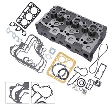D1402 Complete Cylinder Head Assy & Full Gasket Set for Kubota Engine 1552103040