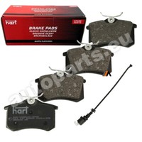 Kit 4 Hintere BremsbeläGe Hart FüR CitroËN C3 Aircross II Ab 2017