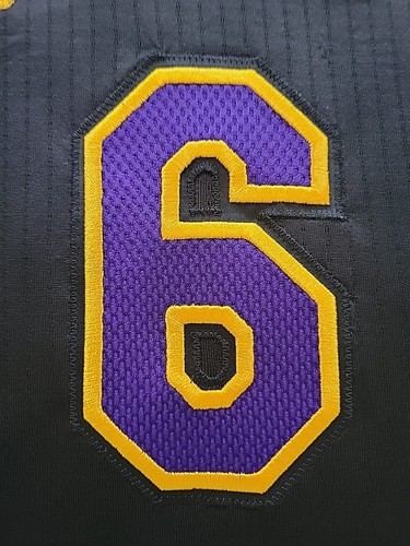 LeBron James Los Angeles Lakers Hollywood Nights Rev30 Swingman Jersey XL - Picture 4 of 10