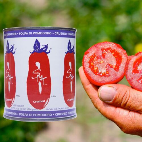 SMT San Merican Crushed Canned Tomatoes - 28 Ounce Pack of 6 - Grown - Picture 4 of 7