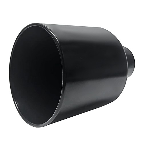 5" Inlet - 10" Outlet - 15" Long Stainless Steel Exhaust Tip Black - Picture 1 of 7