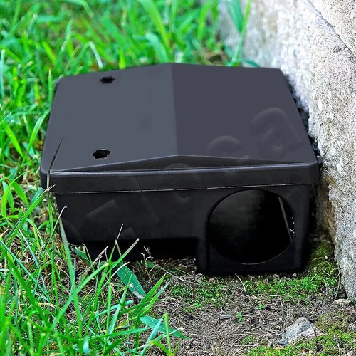 1~6X RODENT BOX TRAP STATION - Professional Rat Mice Mouse No Poison or Bait Inc - Picture 4 of 14