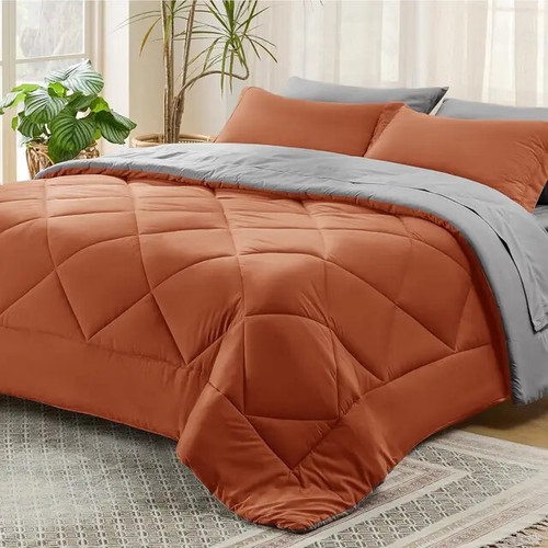 7-Piece Bed-In-A-Bag -California King- Comforter Set with Reversible Comforters - Bild 15 von 27