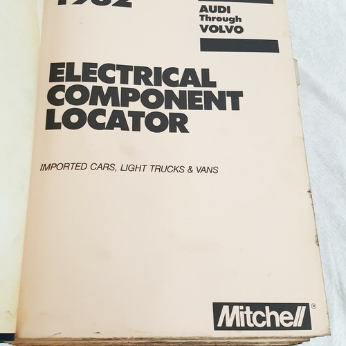 1982-1991 Mitchell Import Car Truck Van Elect Component Locator Service Repair - Picture 3 of 8