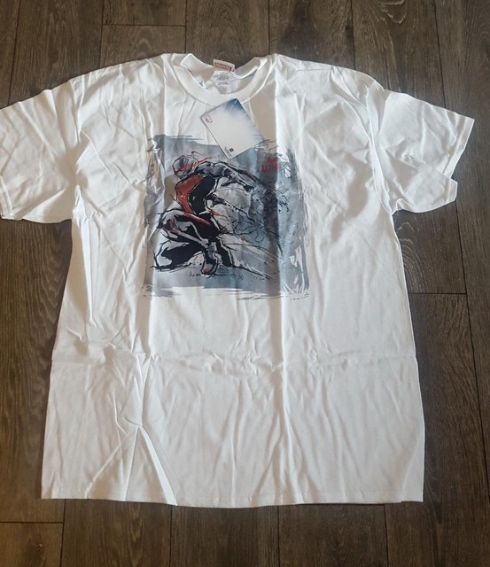 MARVEL ANT-MAN Boys T-SHIRT WHITE size 5-6 years new with tag #37