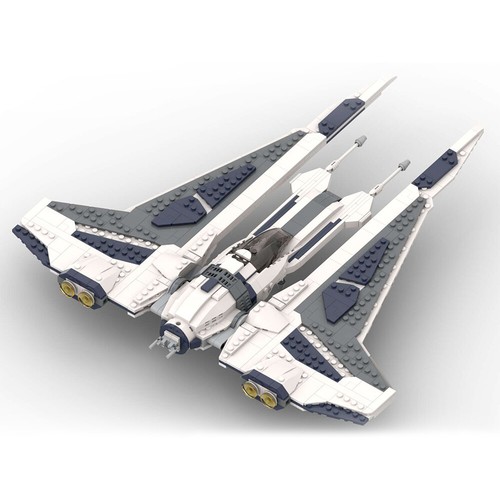 MOC: The Kom'rk-class Fighter/ Transport Ship 888 Pieces Building Toys Set - Picture 2 of 5