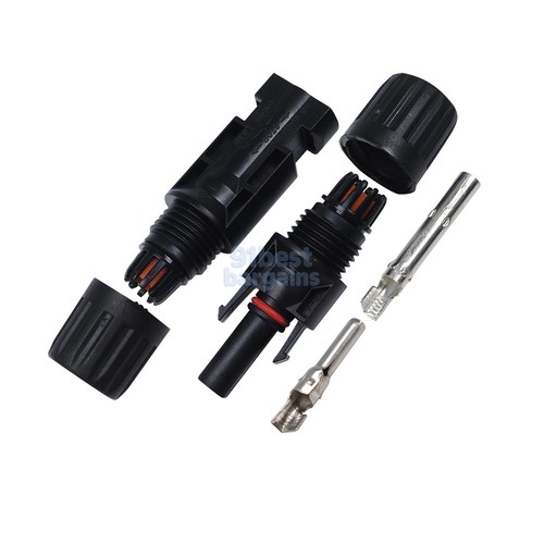 10 pares de conectores solares para MC4 1000V 30A resistente a los rayos UV IP67 conector macho hembra - Imagen 9 de 15