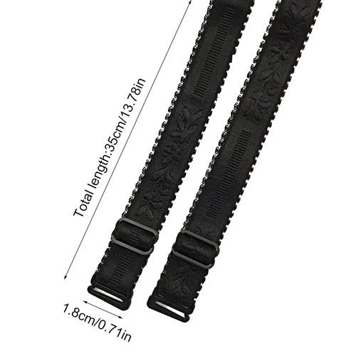 HOT Bra Straps Replacement Adjustable Hook Non-slip Underwear Acc Nonmagnetic - Zdjęcie 2 z 22