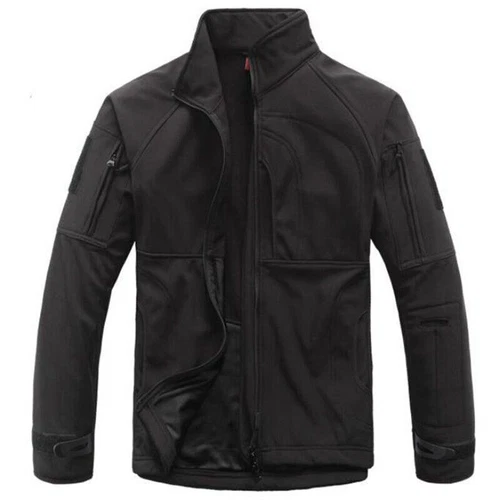 Herren Taktische Jacke Outdoor Softshell Wasserdicht Winddicht Warm Winddicht Mantel - Bild 11 von 23