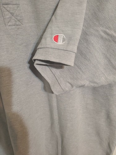 Vintage 1996 Champion Atlanta Olympics Large Mens Gray Embroidered Polo - Picture 8 of 11