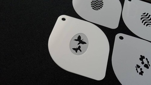 #6 PASQUA Set di 6 pezzi stencil aerografo bambini festa viso pittura carte fare uova - Foto 4 di 5