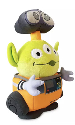 DISNEY Limited Edition Pixar Toy Story Alien Remix Wall-E 8 Inch Plush NWT