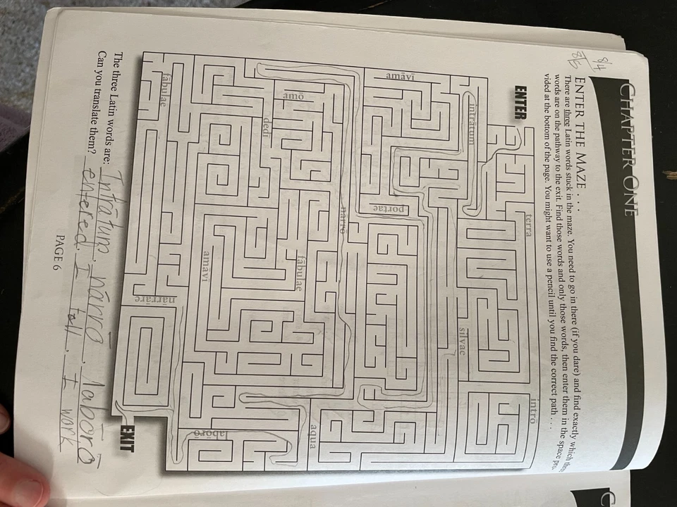 Latin for Children Activity Book Primer A; Acceptable Condition - Image 3 of 4