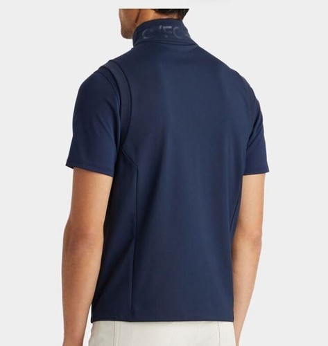 G/Fore Full Zip Repeller Vest Men’s Navy Blue TWLT Golf G4MA23O49O - Picture 11 of 19
