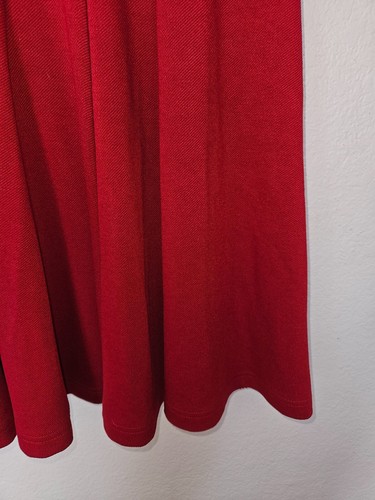 New Maeve Lincoln Center Dress Size Large Red Fit & Flare Anthropologie - Picture 8 of 15