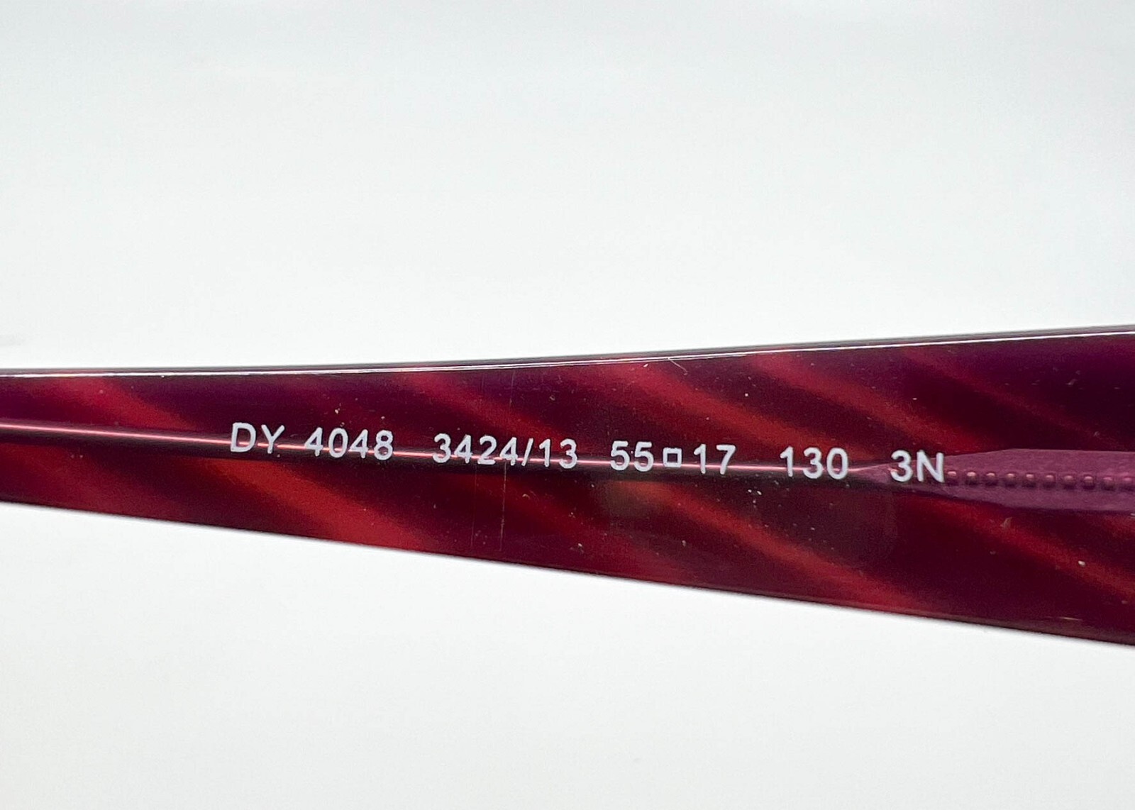 DKNY Purple Lucite Oversized Rectangular Frame Gl… - image 5