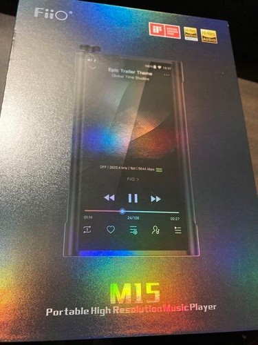 FiiO M15 Portable High Resolution Music Player MP3 Black W/Box