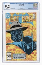 BATMAN #386 *CGC 9.2 WHITE PAGES 1985*  ORIGIN & 1ST APP OF BLACK MASK