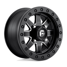 18x7 +38 Fuel UTV D938 Maverick Beadlock 4x156 Matte Black Wheels (Set of 4)