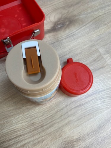 Vintage Red Aladdin1985 The Goonies Plastic Lunchbox & Thermos - Photo 9/12