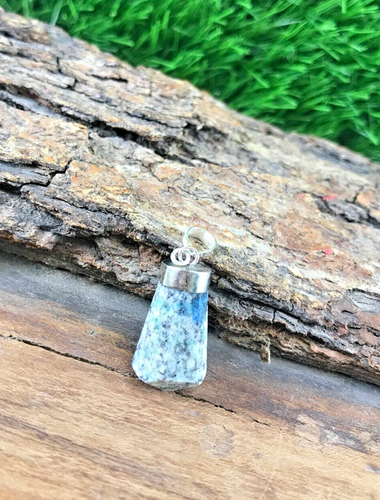 21 Karat K2Nit Roh Anhänger, Natur Roh Anhänger, Sterling Silber Anhänger - Bild 1 von 9