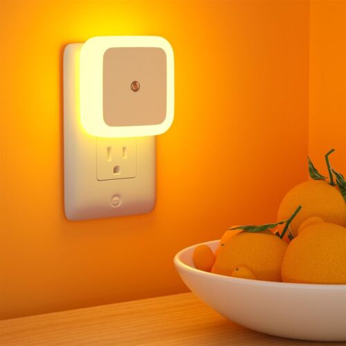 Plug In Night Light Dusk To Dawn Night Lamp, Bedroom Hallway Warm for Kids - Picture 4 of 9