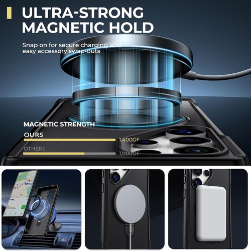 For Samsung Galaxy S24/S24+/S24 Ultra Magnetic Ring Case Cover/Screen Protector - 第 4/46 張圖片