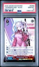 PSA 10 - WONDERLAND ALICE E060 SR - 2025 WEISS SCHWARZ NIKKE GODDESS OF VICTORY