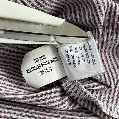 Pullover Holderness & Bourne Para Hombres Grande Seco Lujo Rendimiento 1/4 Cremallera Rayas - Imagen 7 de 12