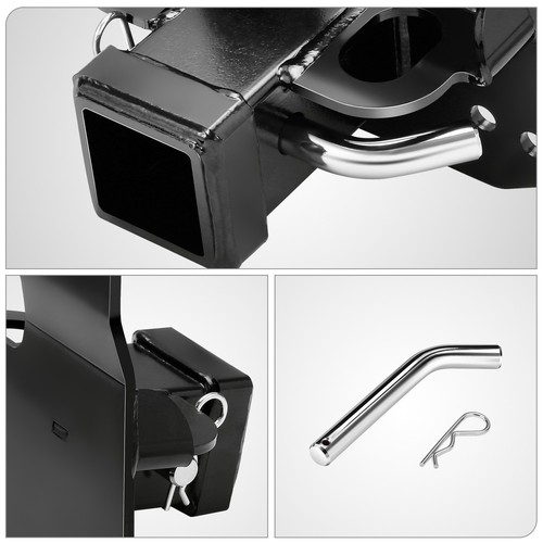 2" Steel Powder-Coated Rear Tow Hitch Receiver for RZR 4 XP 1000 Turbo 2014-2023 - Picture 6 of 7