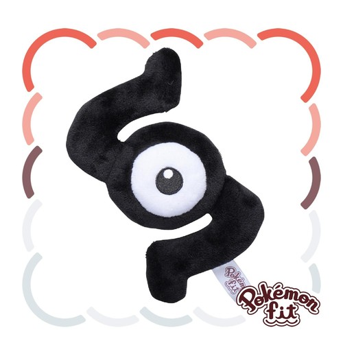 Pokemon Center Fit Plush Doll - 201 Unown (S) 6.5in Psychic Symbol Johto JP - Picture 1 of 2