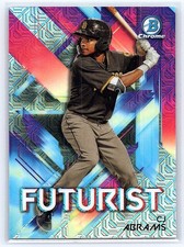 2021 Bowman Chrome Futurist Mega Box C.J. Abrams Mojo Refractor Padres Nationals