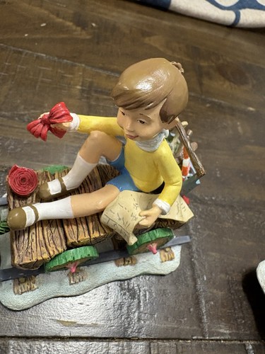 Winnie Pooh Ferkel Holiday Express Weihnachtszug Danbury 6-teiliges Set Disney LESEN - Bild 13 von 21