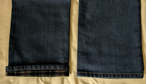 Natural Reflections Bonded Fleece gefüttert, Relaxed Straight Leg Jeans Gr. 14 Neu mit Etikett - Bild 13 von 16