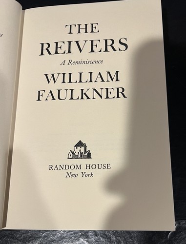 The Reivers by William Faulkner. Hardcover. First Edition. 1962. Random House - Picture 4 of 6